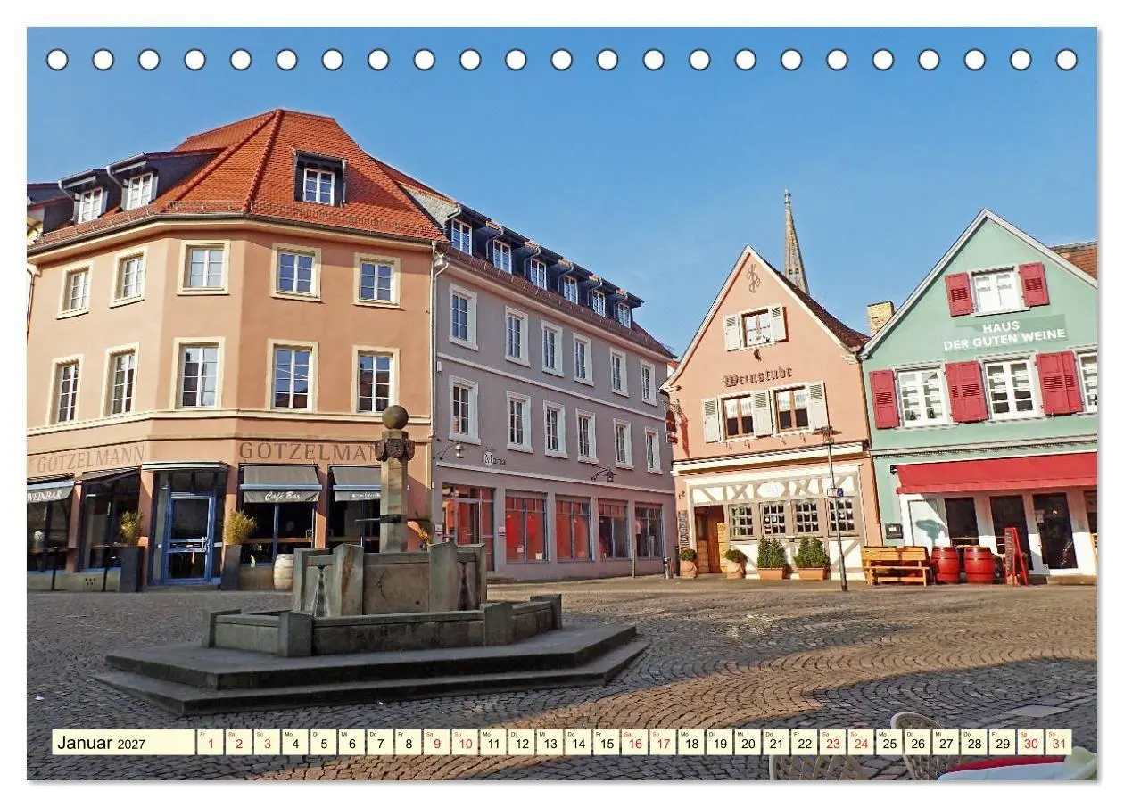 Bild: 9783569597679 | Bad Dürkheim - Wein, Gradierwerk und Riesenfaß (Tischkalender 2027...