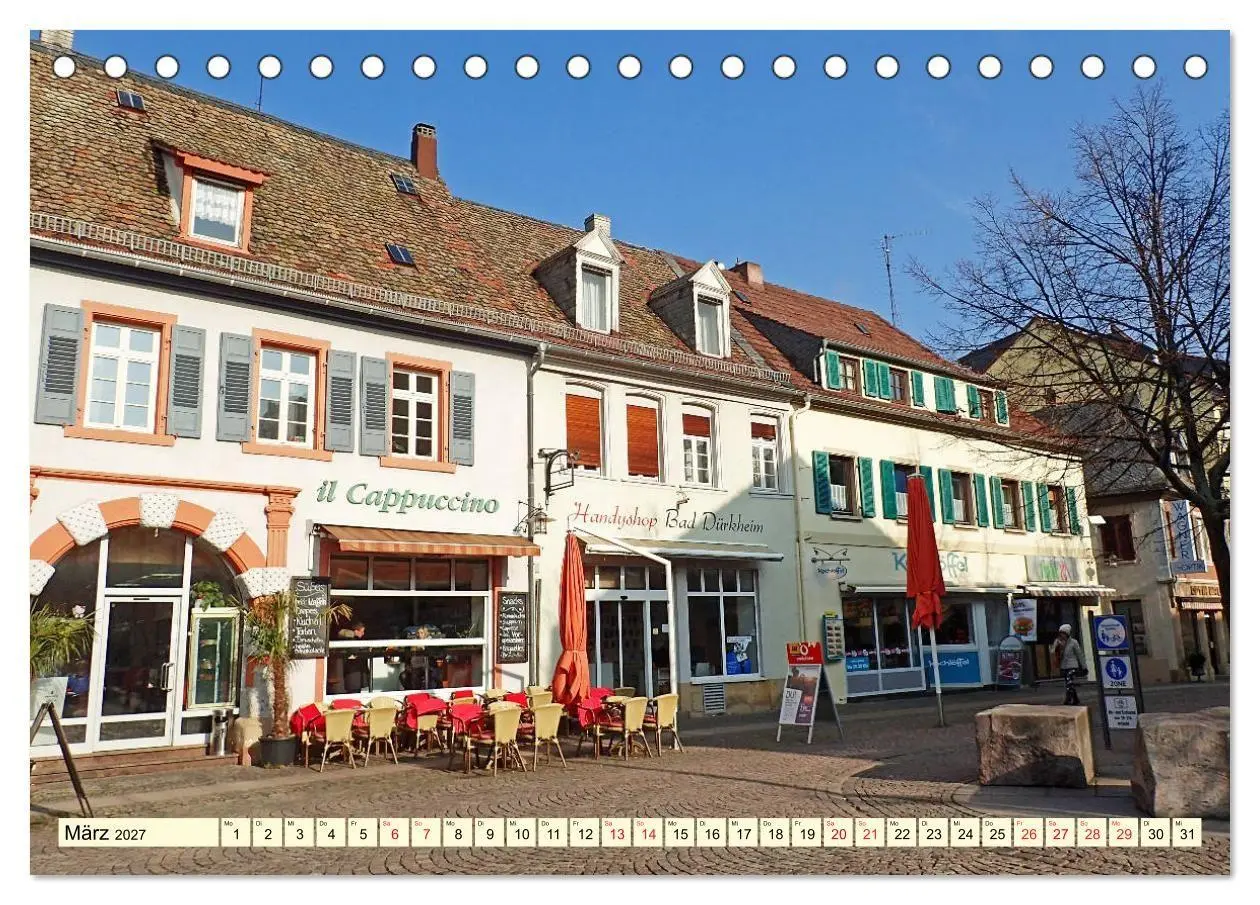 Bild: 9783569597679 | Bad Dürkheim - Wein, Gradierwerk und Riesenfaß (Tischkalender 2027...