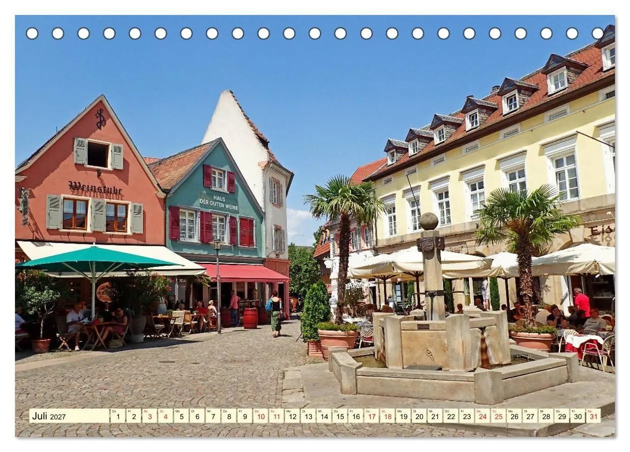 Bild: 9783569597679 | Bad Dürkheim - Wein, Gradierwerk und Riesenfaß (Tischkalender 2027...