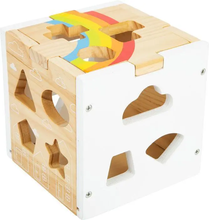 Bild: 4020972117779 | Steckwürfel Regenbogen | small foot | 11777 | Deutsch | 2023