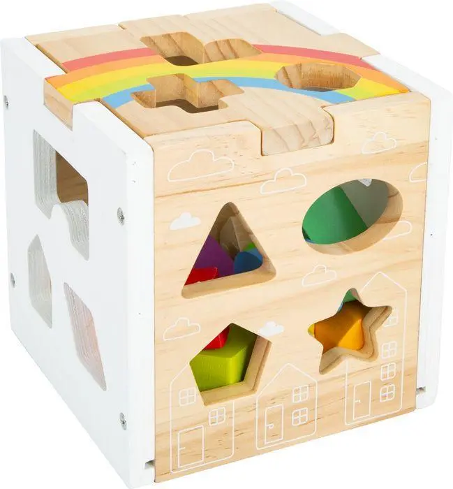 Bild: 4020972117779 | Steckwürfel Regenbogen | small foot | 11777 | Deutsch | 2023