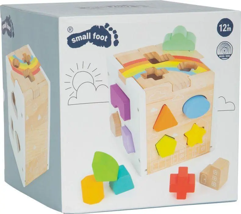 Bild: 4020972117779 | Steckwürfel Regenbogen | small foot | 11777 | Deutsch | 2023