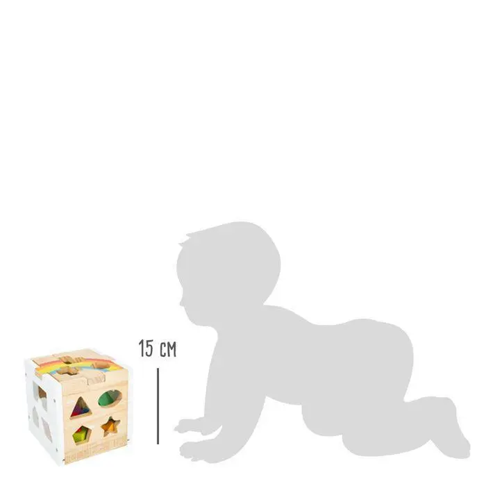 Bild: 4020972117779 | Steckwürfel Regenbogen | small foot | 11777 | Deutsch | 2023