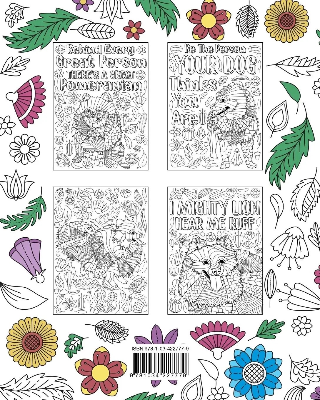 Rückseite: 9781034227779 | Pomeranian Coloring Book | Paperland | Taschenbuch | Englisch | 2026