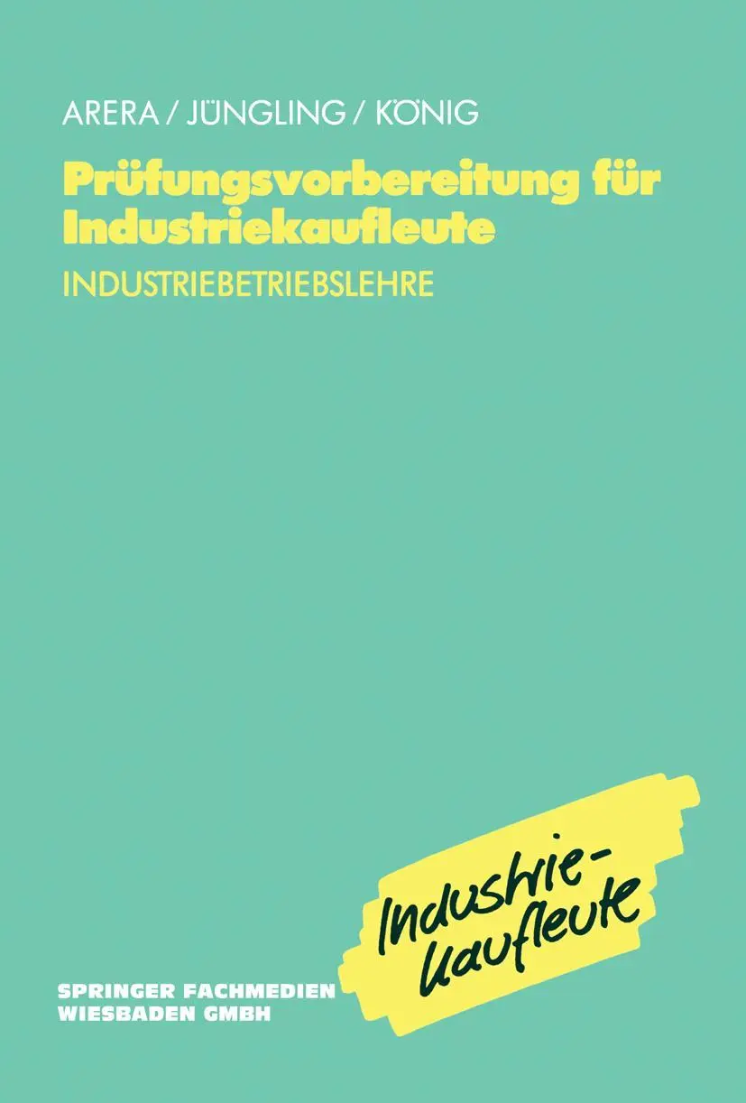 Cover: 9783409197779 | Prüfungsvorbereitung für Industriekaufleute | Industriebetriebslehre