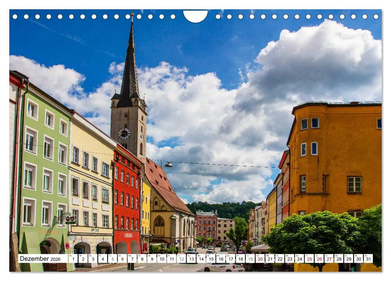 Bild: 9783457857779 | Wasserburg am Inn (Wandkalender 2026 DIN A4 quer), CALVENDO...