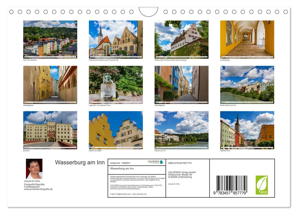 Bild: 9783457857779 | Wasserburg am Inn (Wandkalender 2026 DIN A4 quer), CALVENDO...