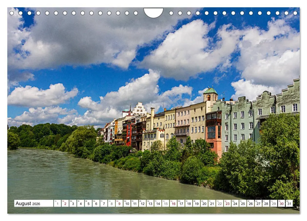 Bild: 9783457857779 | Wasserburg am Inn (Wandkalender 2026 DIN A4 quer), CALVENDO...