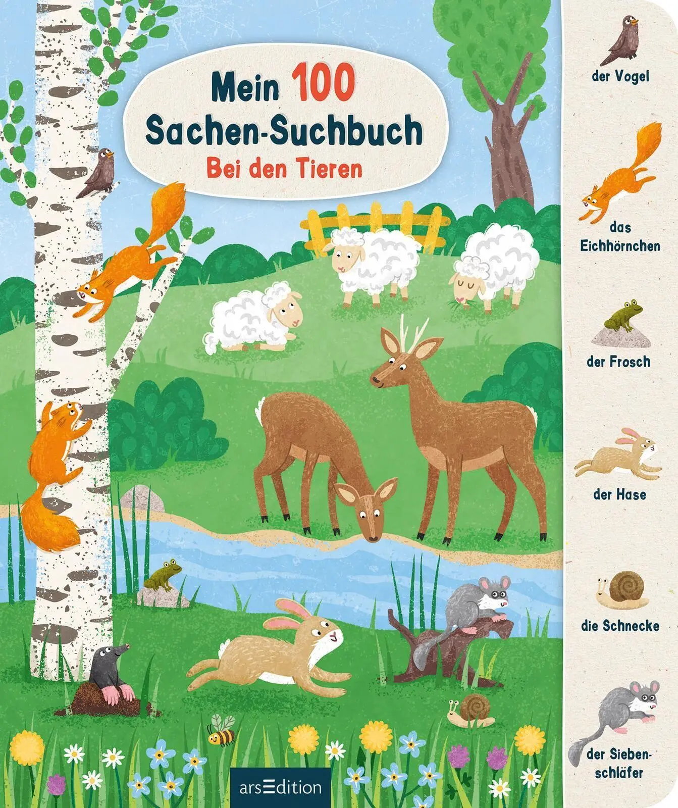 Bild: 9783845867779 | Mein 100 Sachen-Suchbuch - Bei den Tieren | Sandra Kissling | Buch