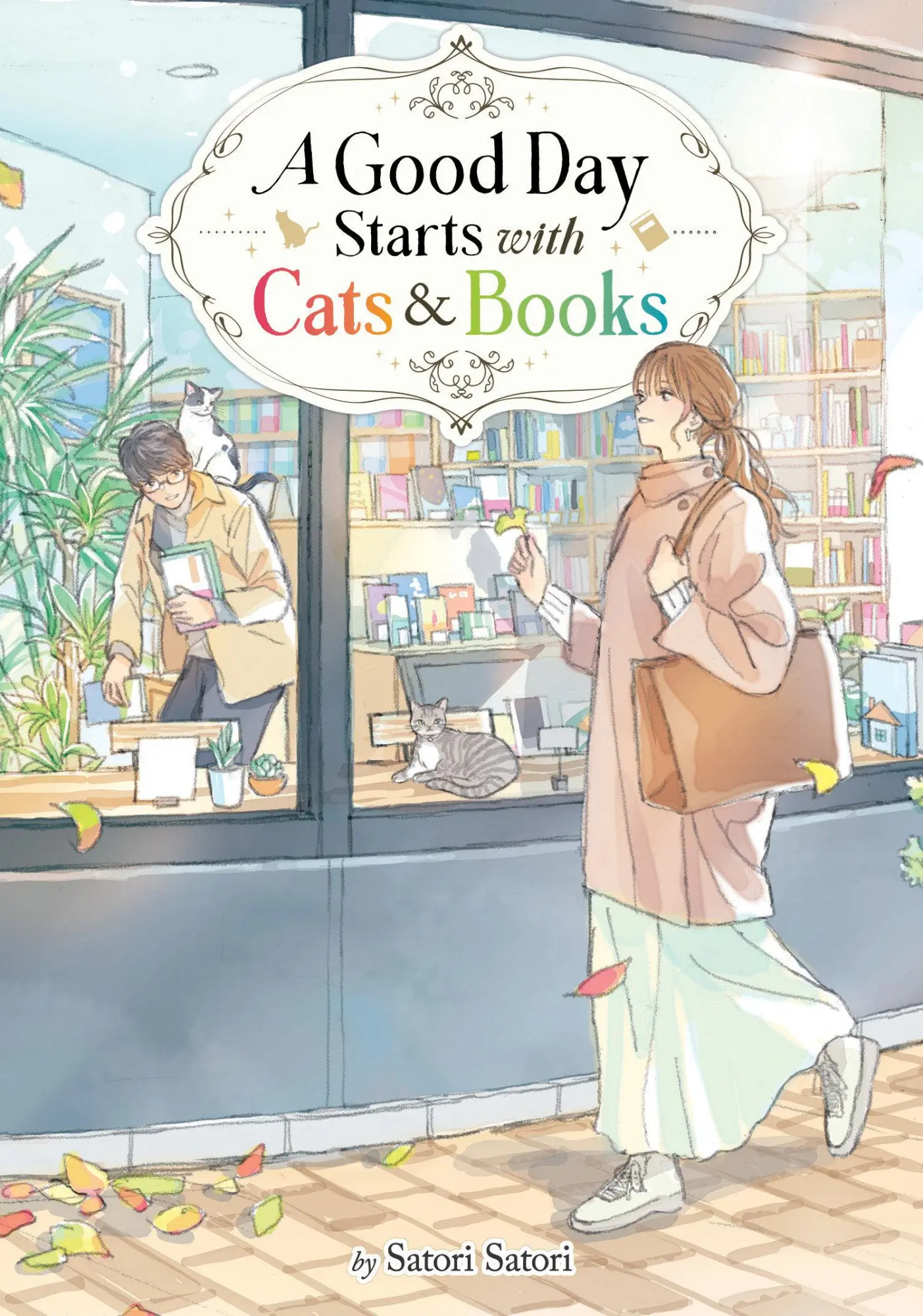 Cover: 9798895617779 | A Good Day Starts with Cats and Books (Light Novel) | Satori Satori