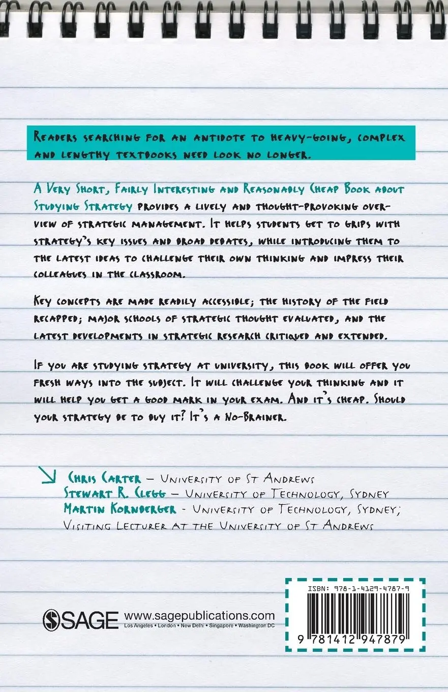 Rückseite: 9781412947879 | A Very Short, Fairly Interesting and Reasonably Cheap Book About...
