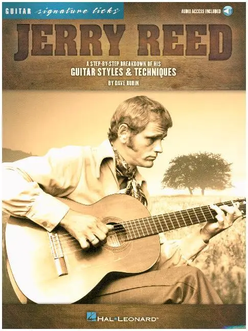 Cover: 9781480337879 | Jerry Reed - Signature Licks a Step-By-Step Breakdown of His Guitar...