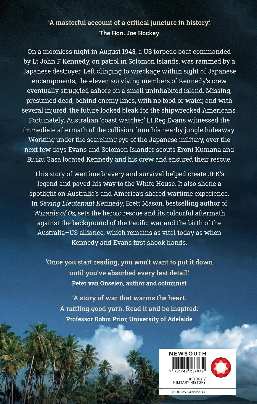 Rückseite: 9781742237879 | Saving Lieutenant Kennedy | Brett Mason | Taschenbuch | Englisch