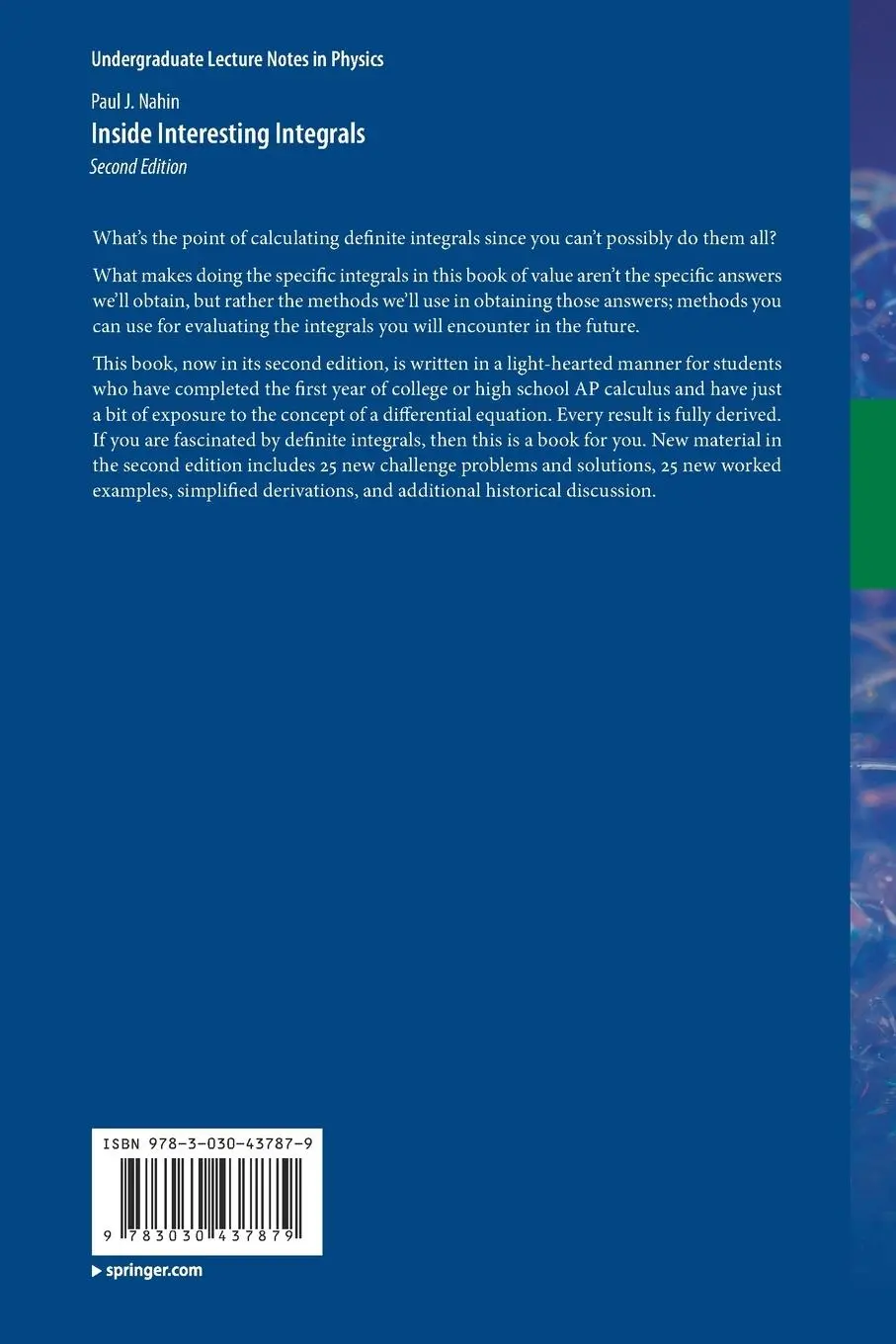 Rückseite: 9783030437879 | Inside Interesting Integrals | Paul J. Nahin | Taschenbuch | xlvii