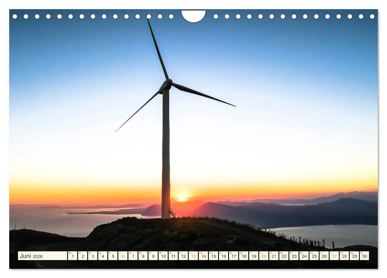 Bild: 9783457847879 | Windrad - Fluch und Segen (Wandkalender 2026 DIN A4 quer), CALVENDO...