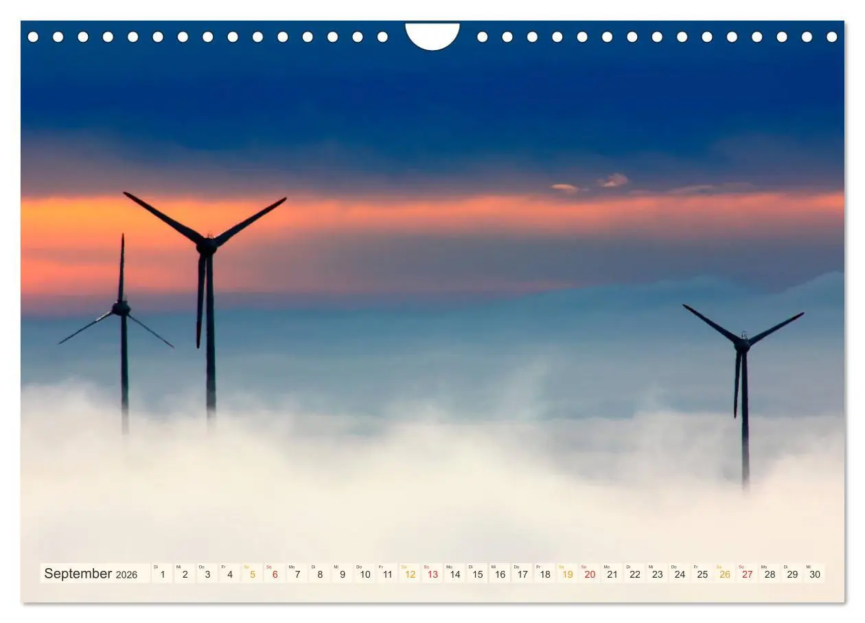 Bild: 9783457847879 | Windrad - Fluch und Segen (Wandkalender 2026 DIN A4 quer), CALVENDO...