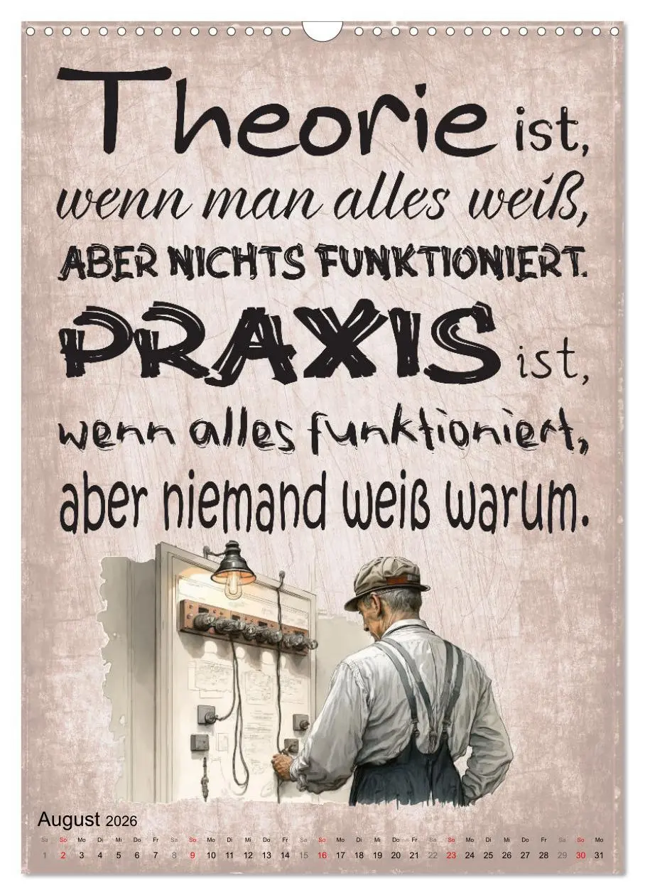 Bild: 9783516317879 | Handwerker Sprüche (Wandkalender 2026 DIN A3 hoch), CALVENDO...
