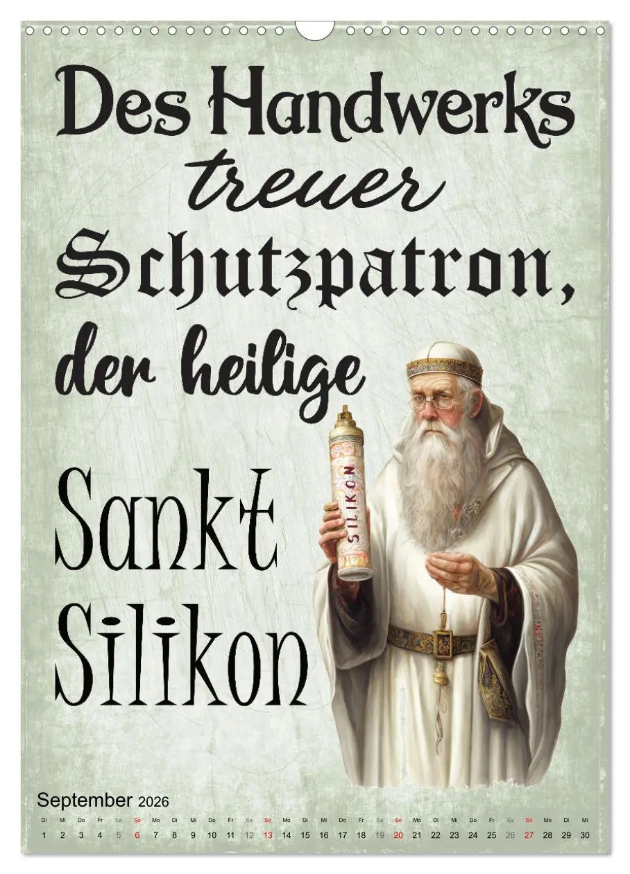 Bild: 9783516317879 | Handwerker Sprüche (Wandkalender 2026 DIN A3 hoch), CALVENDO...