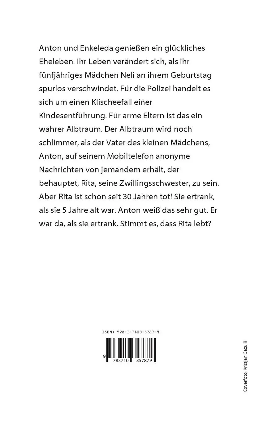 Rückseite: 9783710357879 | Ertrunken | Thriller | Kristjan Gazulli | Taschenbuch | 162 S. | 2023