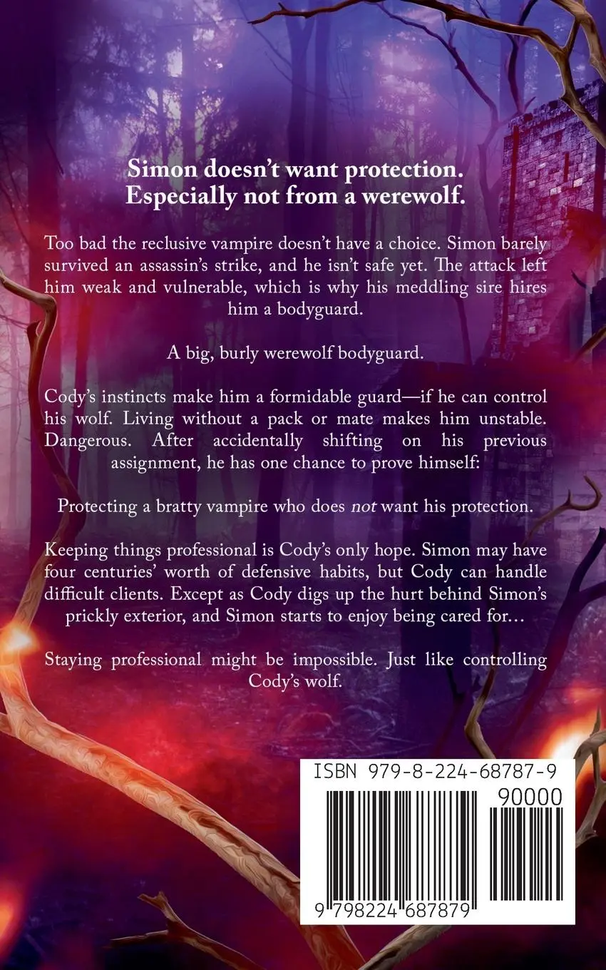 Rückseite: 9798224687879 | The Vampire's Werewolf Bodyguard | Tavia Lark | Taschenbuch | Englisch
