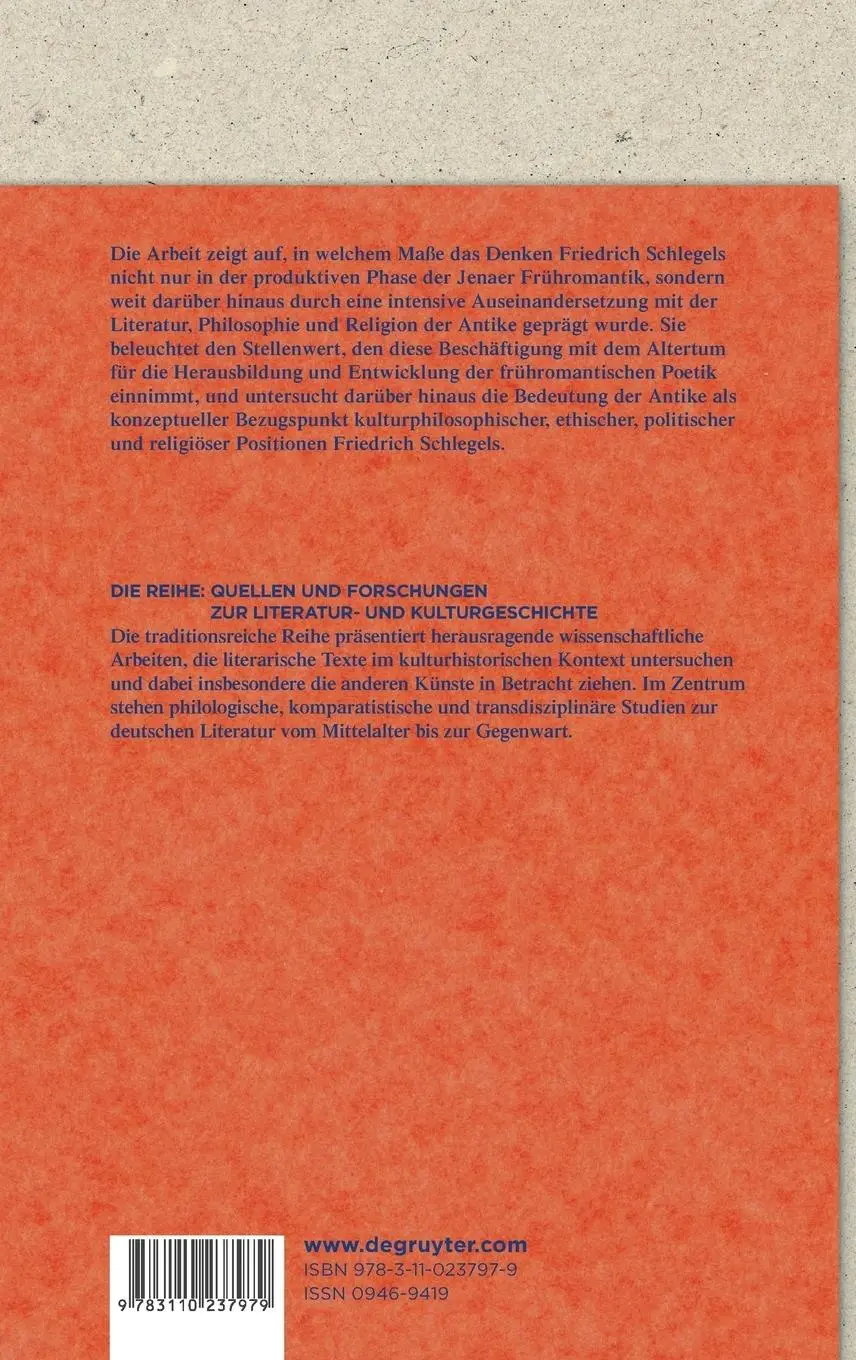 Rückseite: 9783110237979 | Antike und Moderne | Dorit Messlin | Buch | XII | Deutsch | 2011