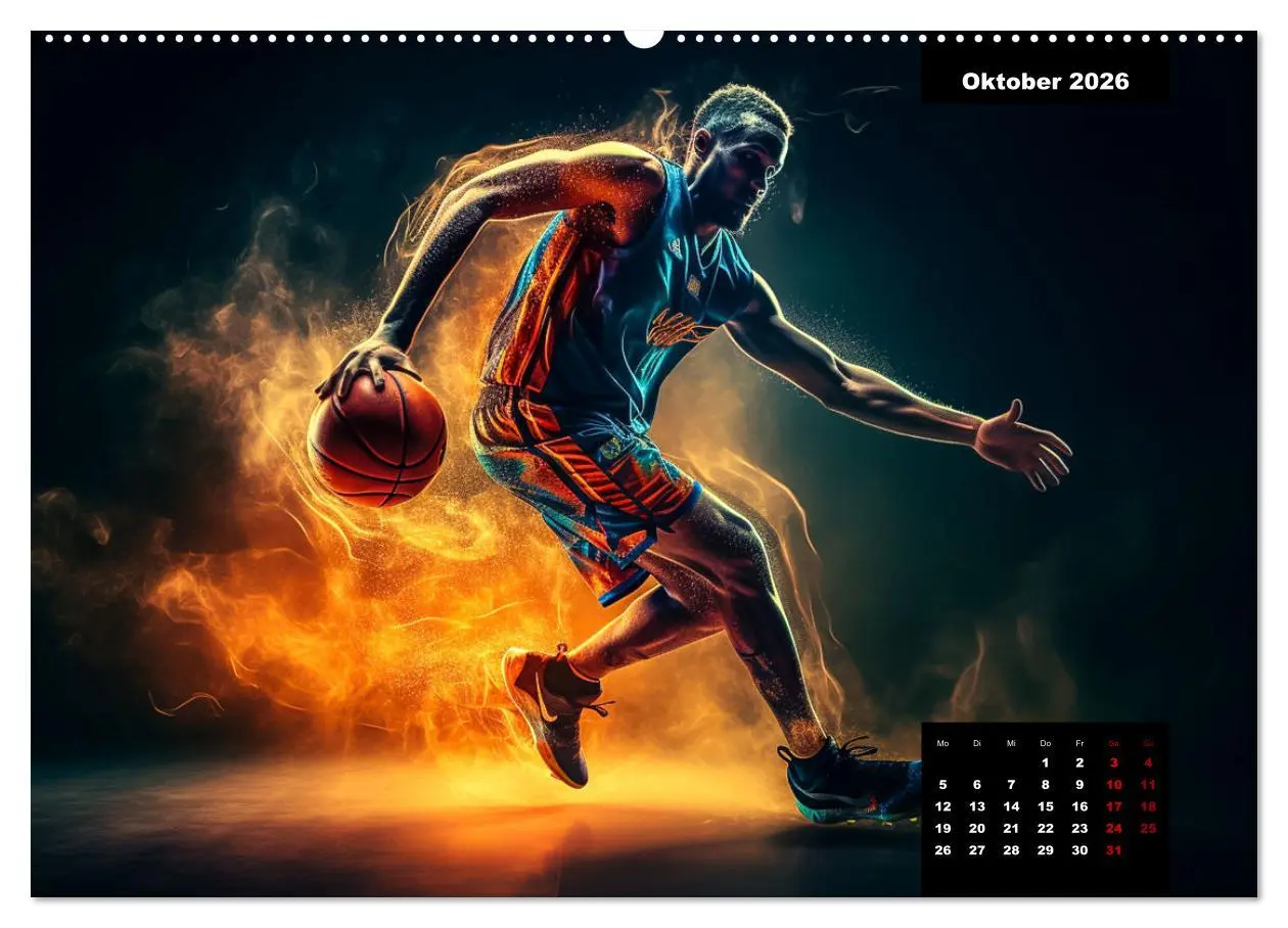 Bild: 9783457527979 | Faszination Basketball (hochwertiger Premium Wandkalender 2026 DIN...