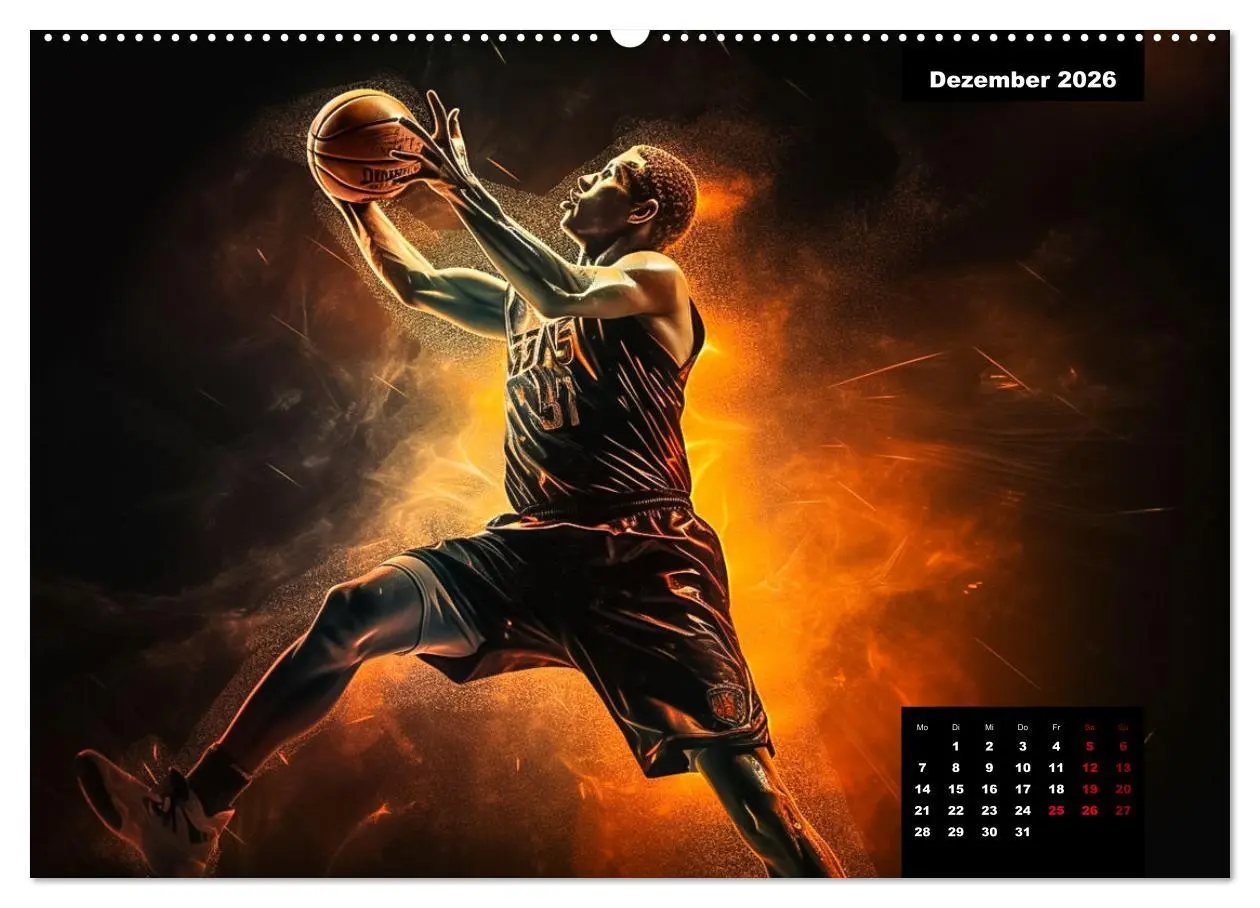 Bild: 9783457527979 | Faszination Basketball (hochwertiger Premium Wandkalender 2026 DIN...