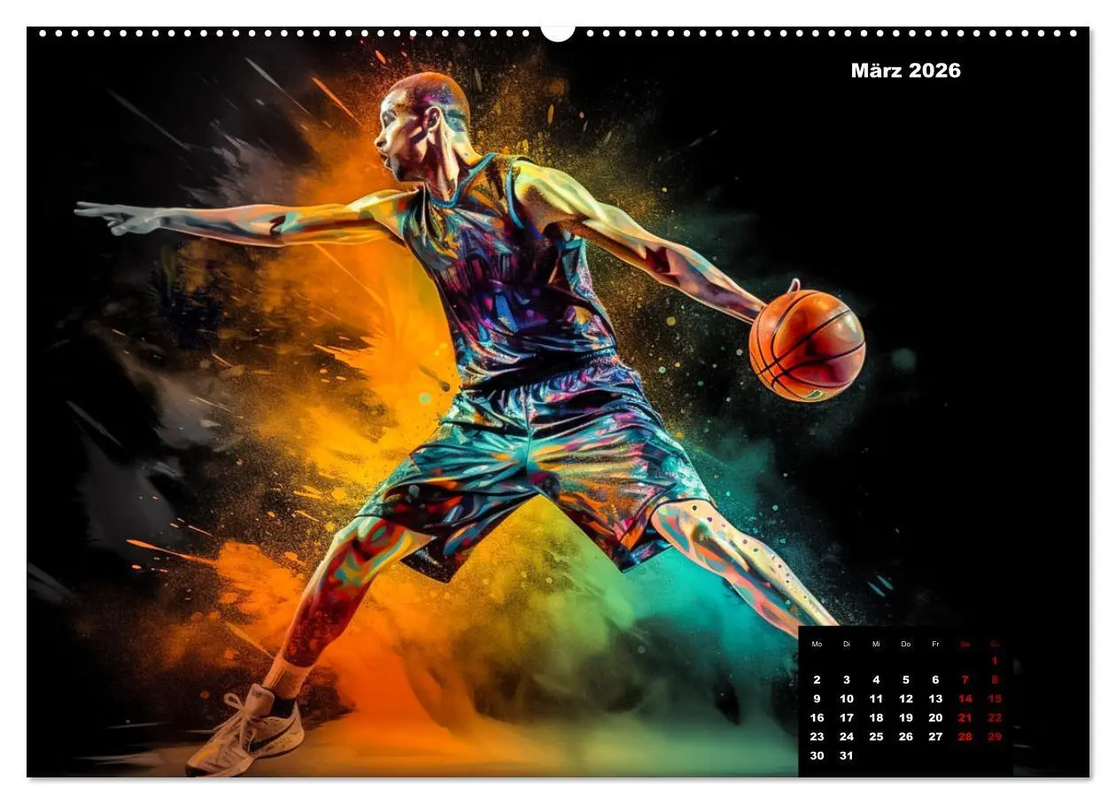Bild: 9783457527979 | Faszination Basketball (hochwertiger Premium Wandkalender 2026 DIN...