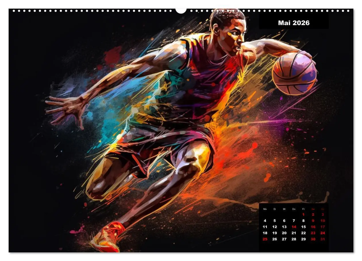 Bild: 9783457527979 | Faszination Basketball (hochwertiger Premium Wandkalender 2026 DIN...