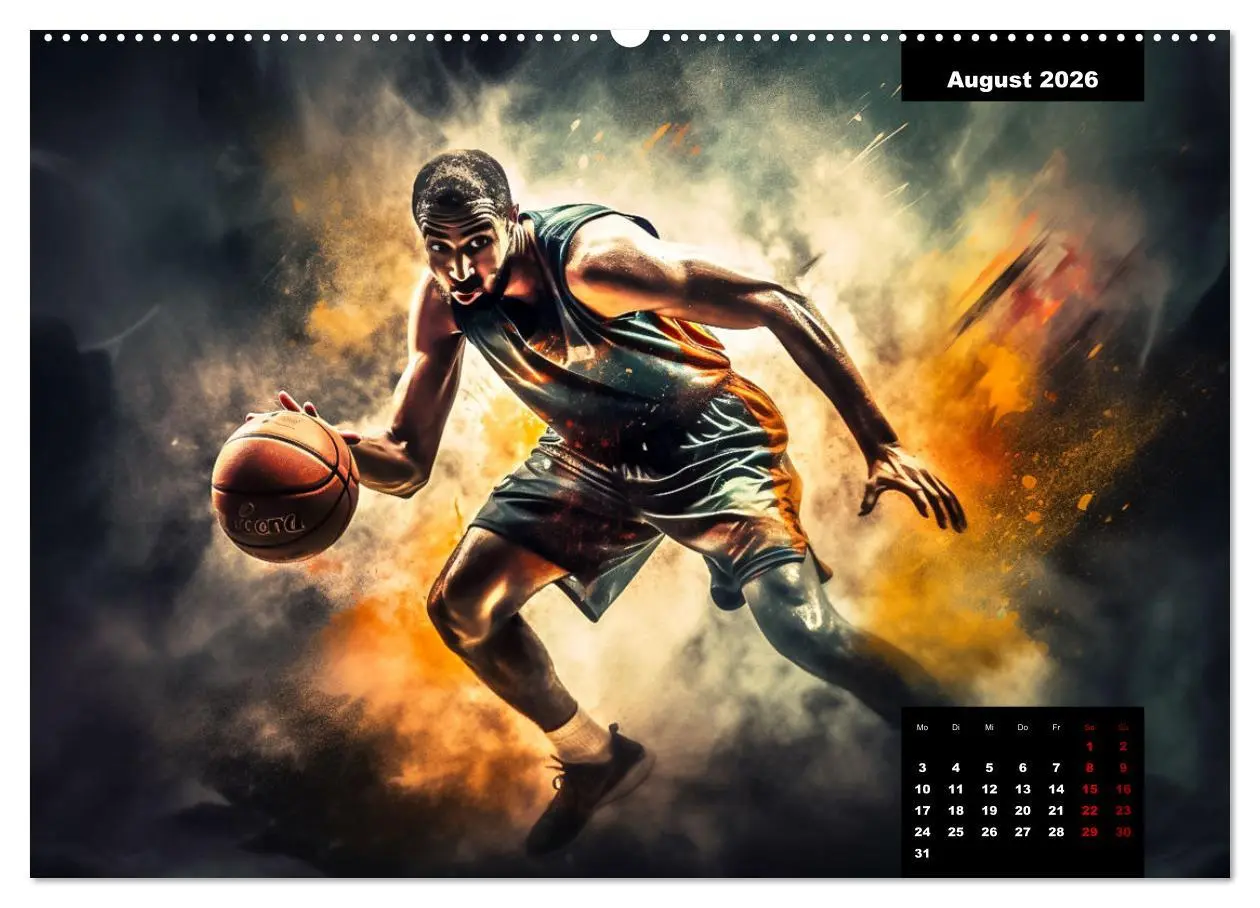 Bild: 9783457527979 | Faszination Basketball (hochwertiger Premium Wandkalender 2026 DIN...