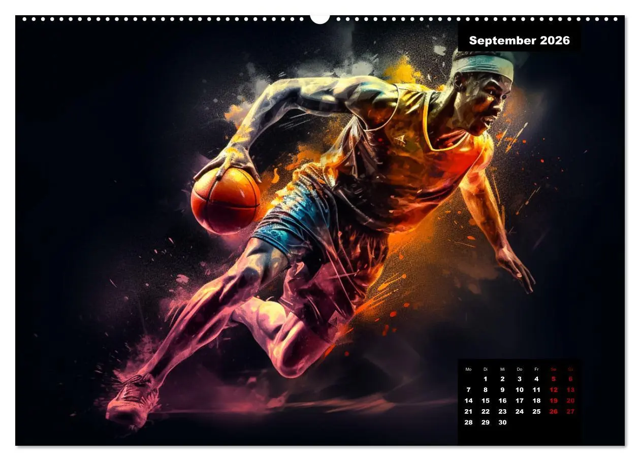 Bild: 9783457527979 | Faszination Basketball (hochwertiger Premium Wandkalender 2026 DIN...