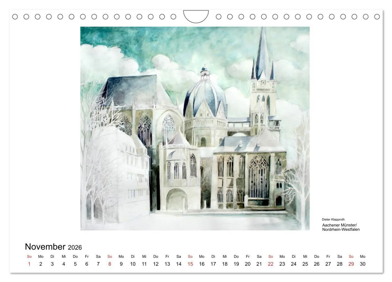 Bild: 9783516097979 | Pinselspuren einer Deutschlandreise - 12 Aquarelle von Dieter...