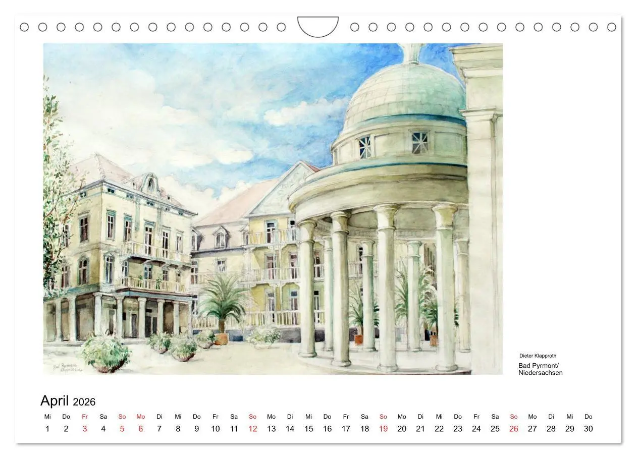 Bild: 9783516097979 | Pinselspuren einer Deutschlandreise - 12 Aquarelle von Dieter...