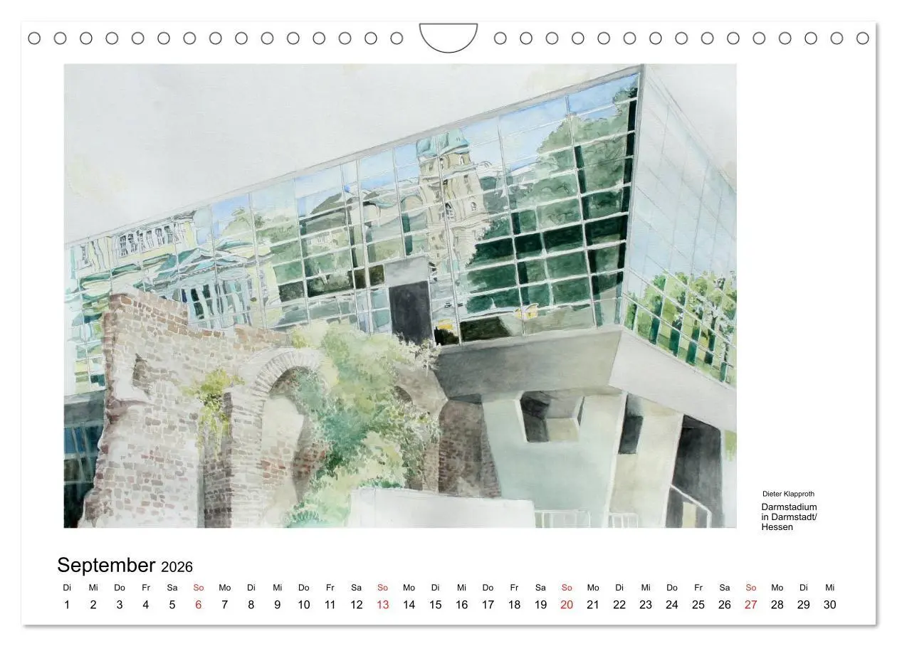 Bild: 9783516097979 | Pinselspuren einer Deutschlandreise - 12 Aquarelle von Dieter...