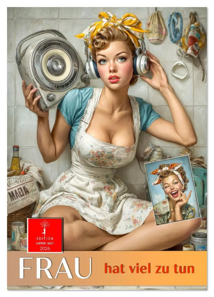 Cover: 9783516617979 | Frau hat viel zu tun (Wandkalender 2026 DIN A3 hoch), CALVENDO...