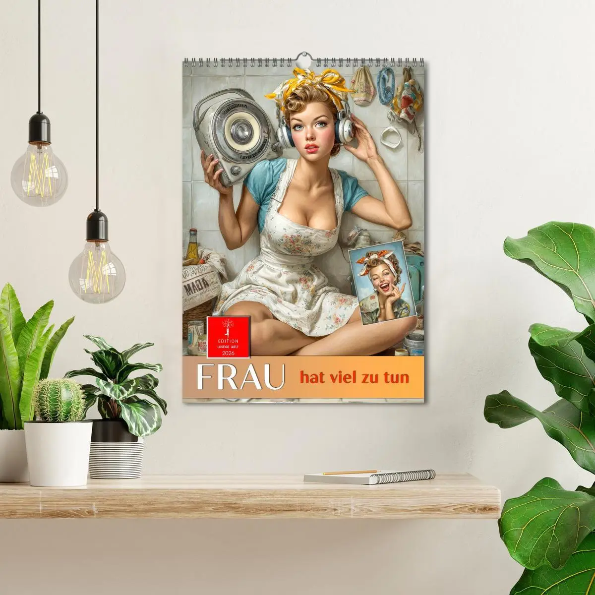 Bild: 9783516617979 | Frau hat viel zu tun (Wandkalender 2026 DIN A3 hoch), CALVENDO...