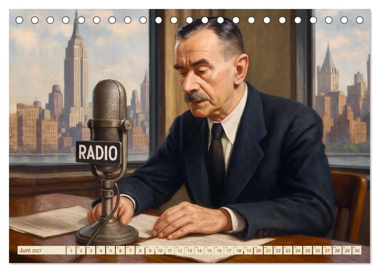 Bild: 9783516927979 | Thomas Mann. Sein Leben, seine Werke (Tischkalender 2027 DIN A5...