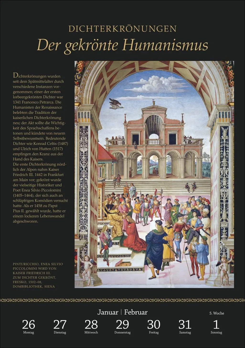 Bild: 9783840037979 | SPIEGEL GESCHICHTE Die Renaissance Wochenkalender 2026 - Geburt der...