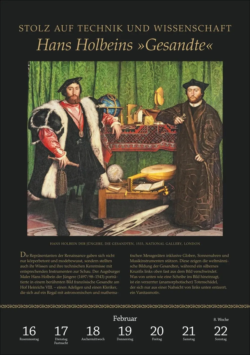 Bild: 9783840037979 | SPIEGEL GESCHICHTE Die Renaissance Wochenkalender 2026 - Geburt der...