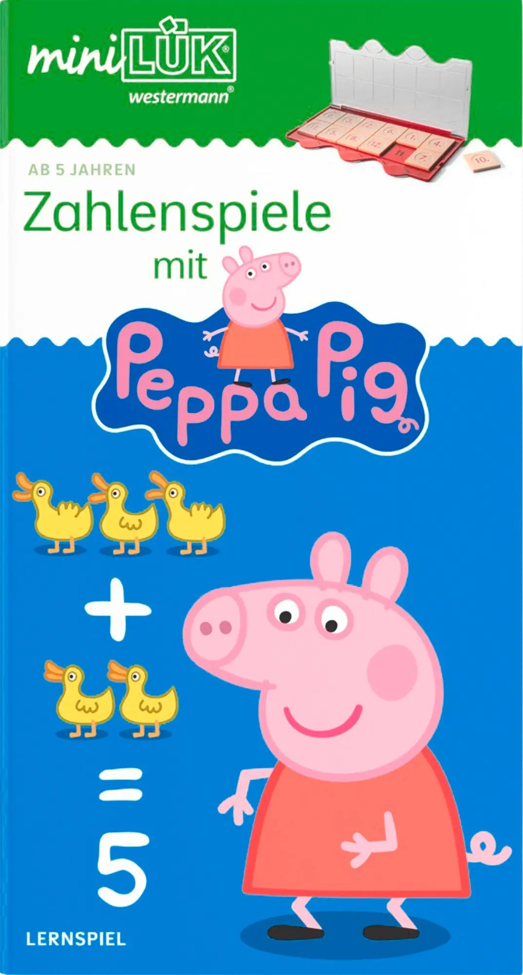 Cover: 9783072448079 | miniLÜK. Kindergarten/Vorschule Zahlenspiele mit Peppa Pig | Broschüre