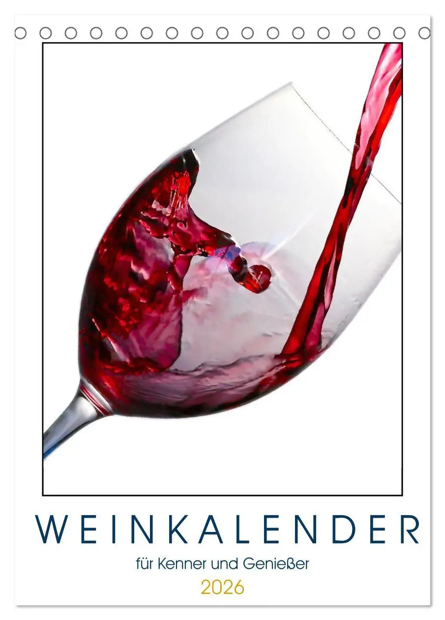 Cover: 9783516368079 | Weinkalender - für Kenner und Genießer (Tischkalender 2026 DIN A5...