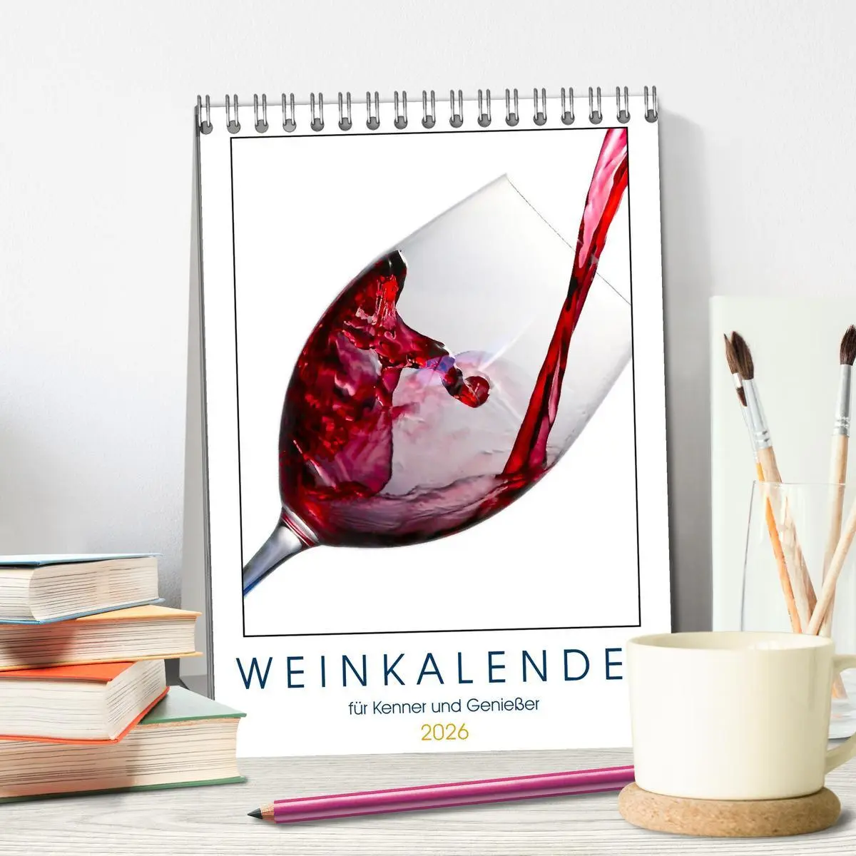 Bild: 9783516368079 | Weinkalender - für Kenner und Genießer (Tischkalender 2026 DIN A5...