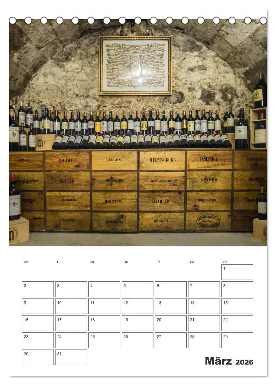 Bild: 9783516368079 | Weinkalender - für Kenner und Genießer (Tischkalender 2026 DIN A5...