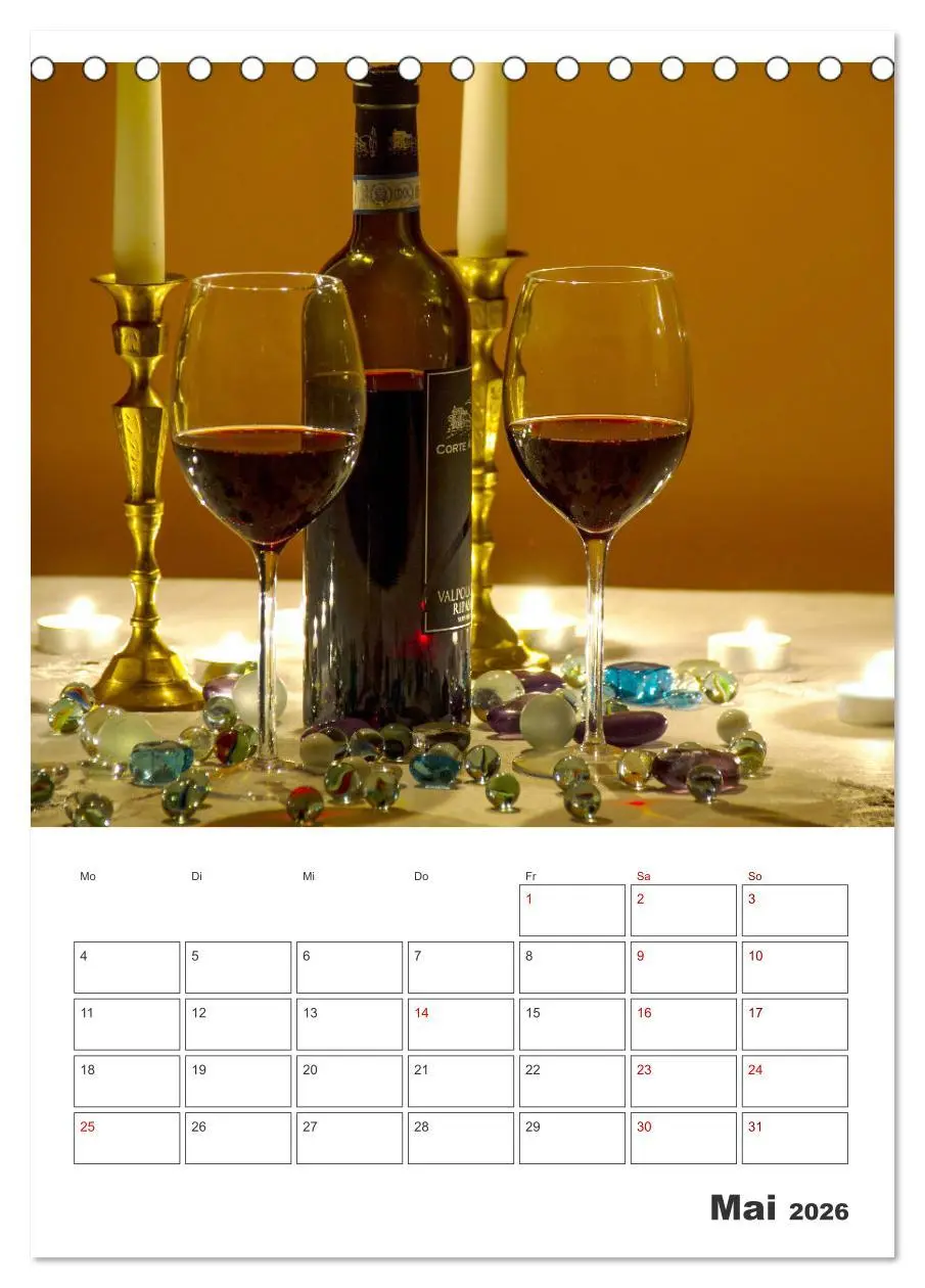 Bild: 9783516368079 | Weinkalender - für Kenner und Genießer (Tischkalender 2026 DIN A5...