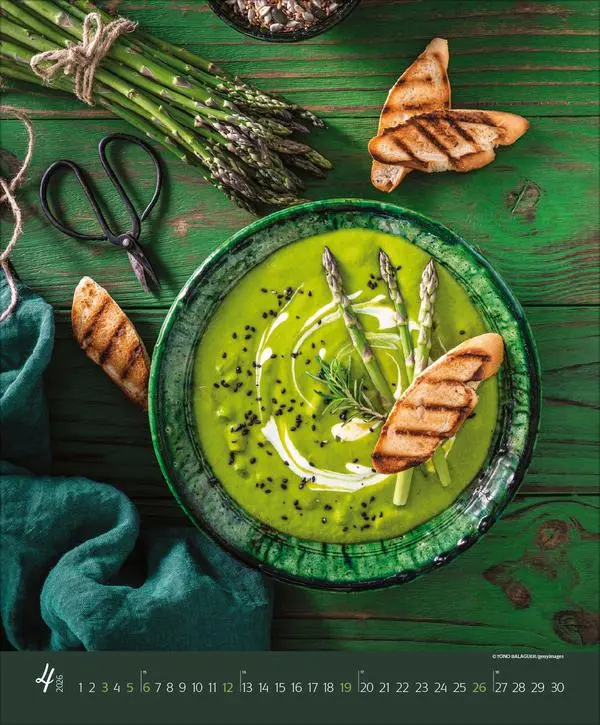 Bild: 9783731888079 | Kitchen Art 2026 | Verlag Korsch | Kalender | Spiralbindung | 14 S.