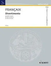 Cover: 9783795798079 | Divertimento | pour flûte et piano. Flöte und Klavier. | Jean Françaix