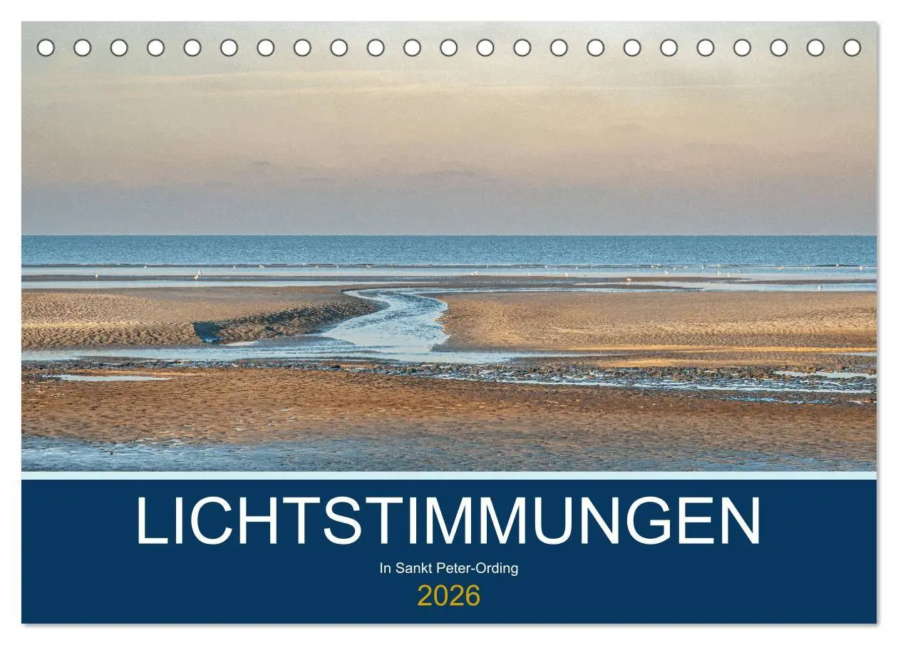 Cover: 9783457718179 | Lichtstimmungen in Sankt Peter-Ording (Tischkalender 2026 DIN A5...