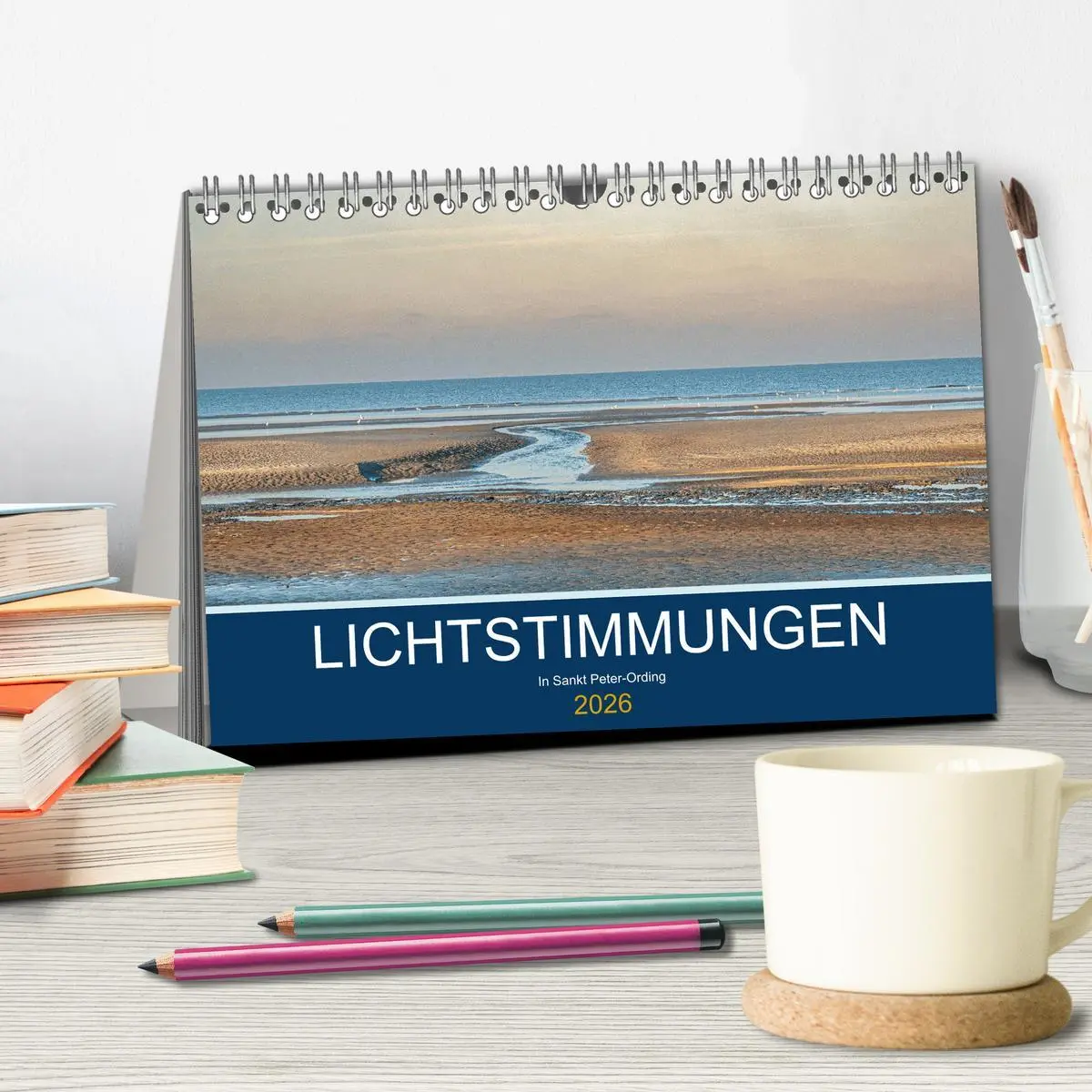 Bild: 9783457718179 | Lichtstimmungen in Sankt Peter-Ording (Tischkalender 2026 DIN A5...