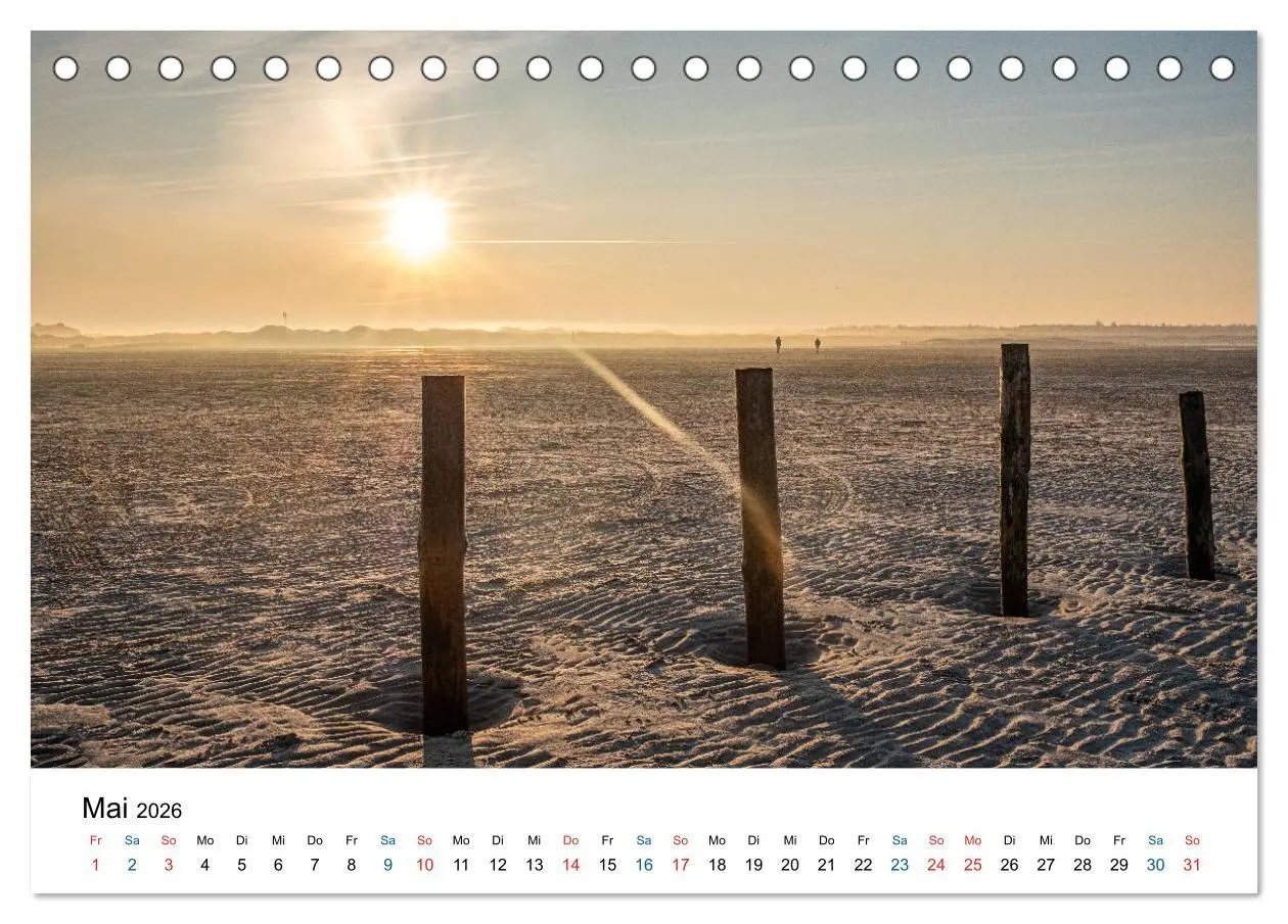 Bild: 9783457718179 | Lichtstimmungen in Sankt Peter-Ording (Tischkalender 2026 DIN A5...