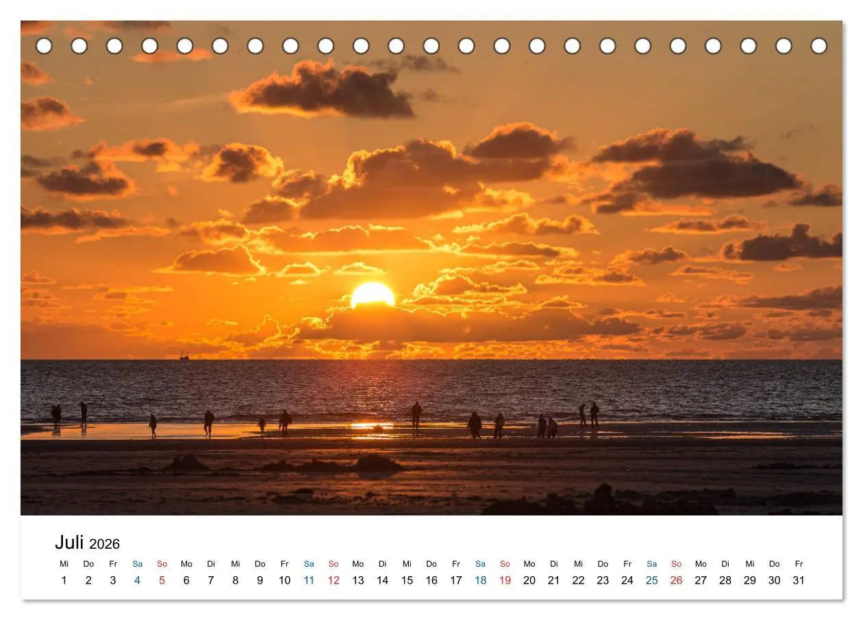 Bild: 9783457718179 | Lichtstimmungen in Sankt Peter-Ording (Tischkalender 2026 DIN A5...